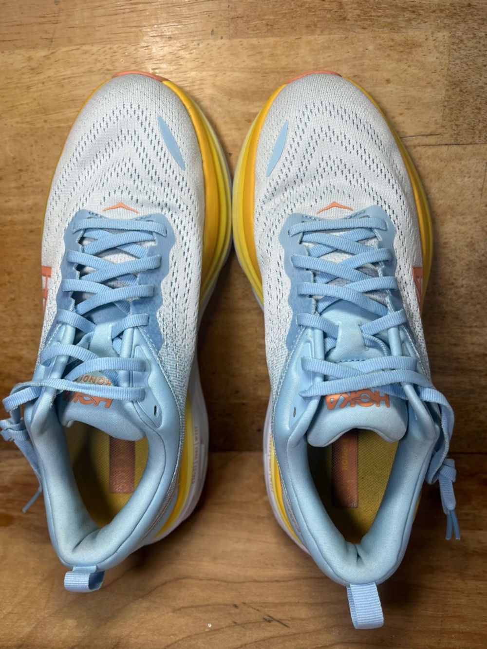 Hoka One One Bondi 8 Womens Size 9.5 Running Shoes Sneakers Summer Spring - Picture 7 of 12